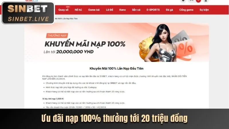 Khuyến mãi chào mừng thành viên mới Tipclub